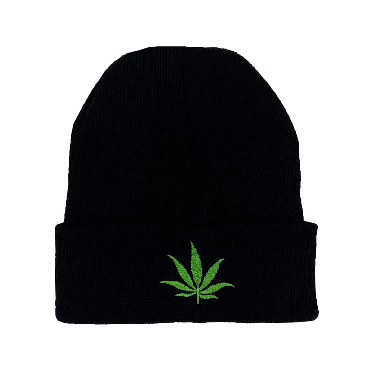 Winter Hat Maple Leaf Embroidered Weed Men And Women