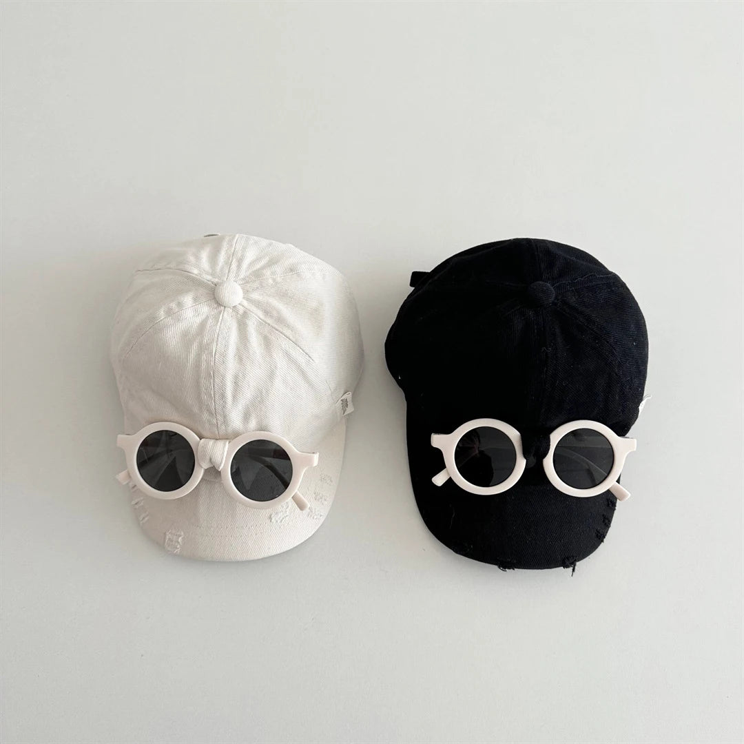 2026 New Spring Kids Baseball Cap Minimalist 3 Colors Children Peaked Cap