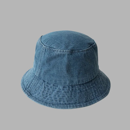 Retro Washed Cowboy Bucket Hat Women Men