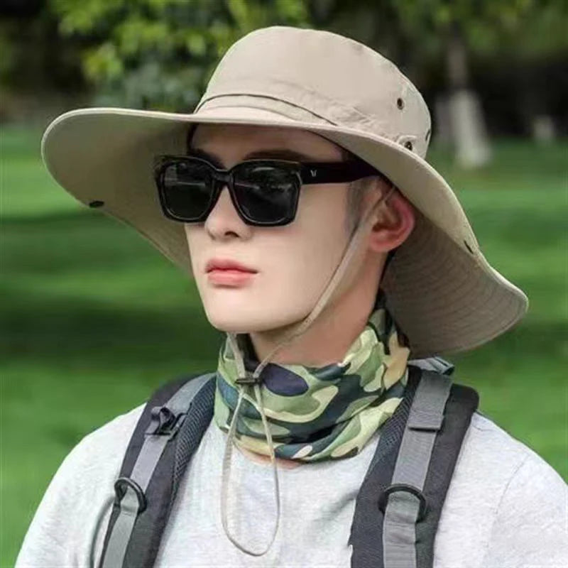 Unisex Hats Sun Shading Fishing Sun Hats Fashion Personalized Verstaile Mushroom Print Double-sided Bucket Hats Outdoor Sports