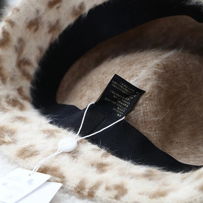 Women Thick Warm Rabbit Fur Knitted Furry Bucket Hat