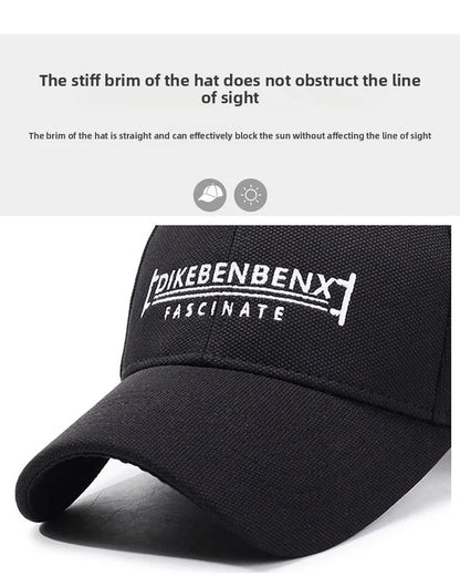 New Embroidered Baseball Cap Sunshade Sunscreen Fashion Trend Casual Travel In All Seasons