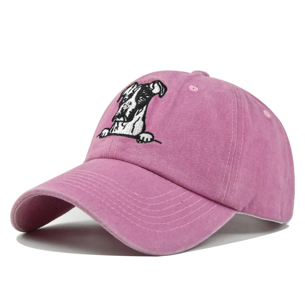 2026 Spring Summer Men Women Baseball Cap Dog Animals Embroidery Snapback Hats