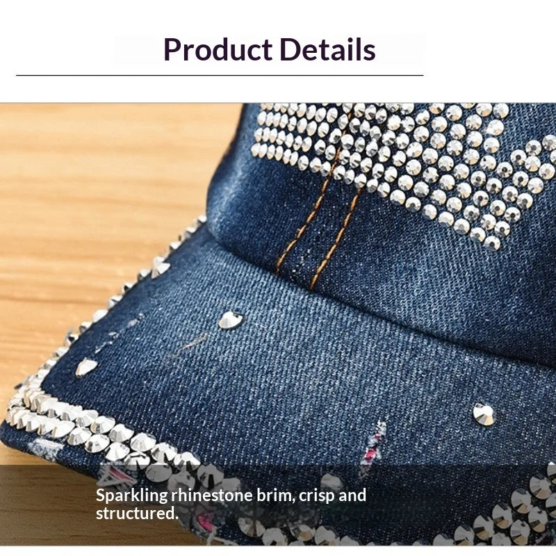 Diamond-Encrusted Baseball Cap