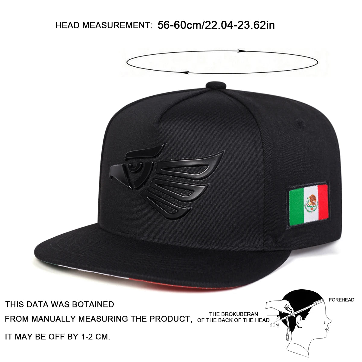 Unisex Eagle Head Embroidery Hip-Hop Hats