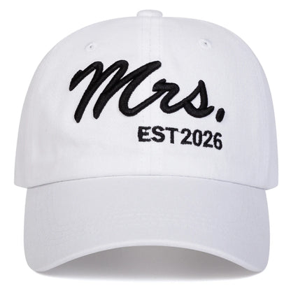 Unisex MR. EST 2026 Letter Embroidery Baseball Caps Spring Autumn