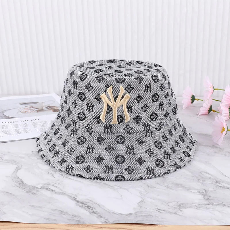 Unisex Letter Embroidery Fisherman Hat Women