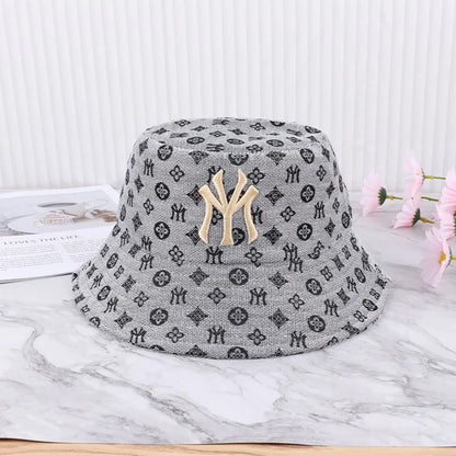Unisex Letter Embroidery Fisherman Hat Women