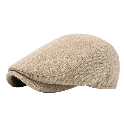 Men Autumn Winter Warm Beret Painter Hat Knitted Cap