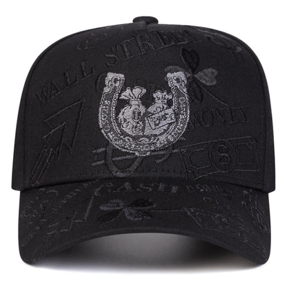 Unisex Personality Embroidery Baseball Caps Spring and Autumn