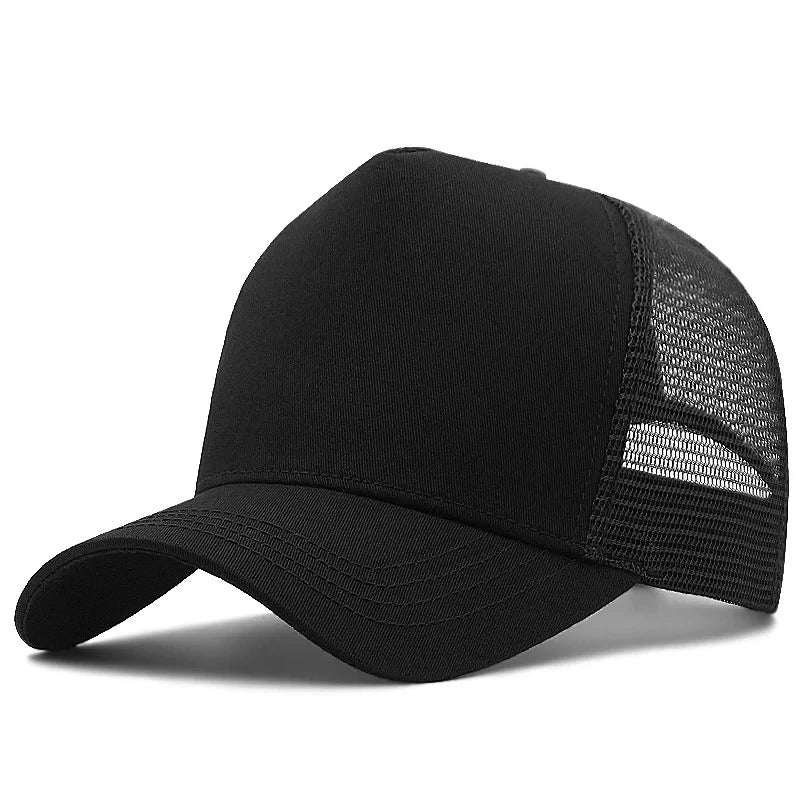 Adult Summer Cotton Lady Mesh Sun Hats Big Hat Men Plus Size Baseball Caps