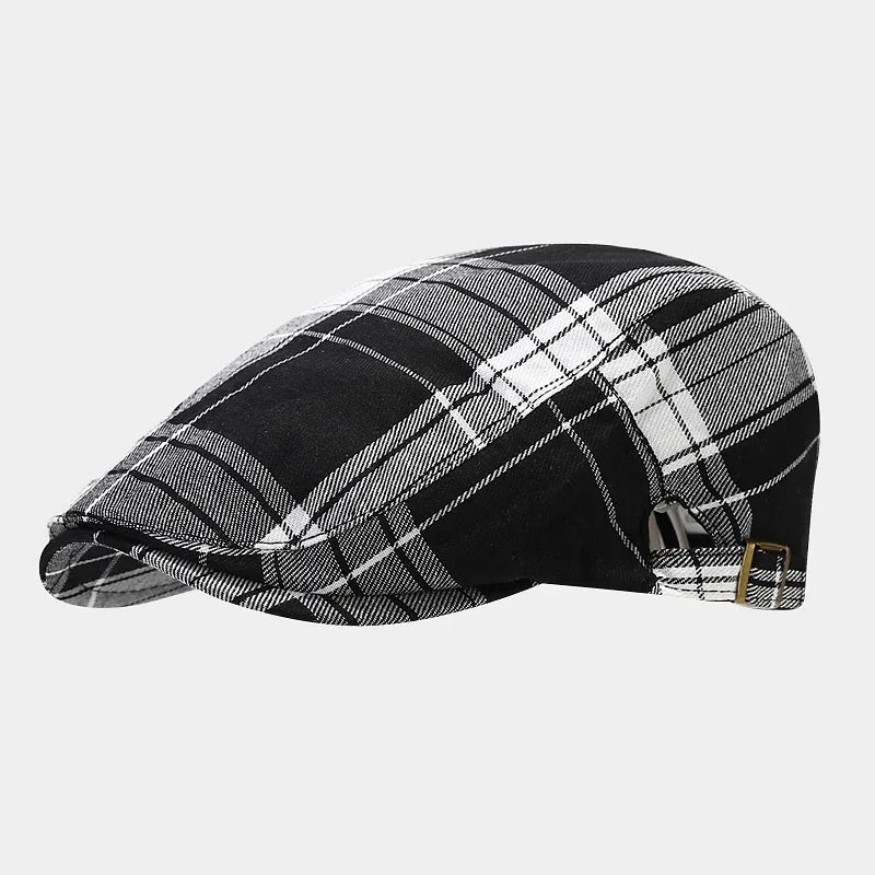 Adjustable Flat Newsboy Beret Hat For Women And Men