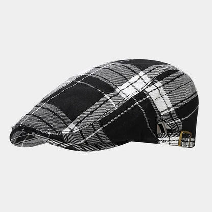 Adjustable Flat Newsboy Beret Hat For Women And Men