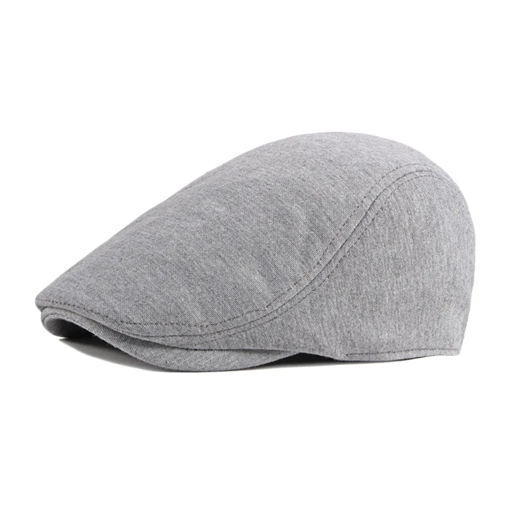 Fashion Soft Beret Hat Solid Color Casual Newsboy Hat