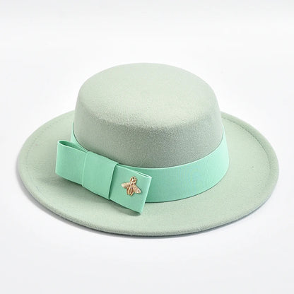 Fedora Hat For Women Fashion Formal Wedding Decorate Church Cap