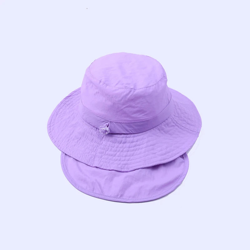 2-4 Years Summer Baby Hat Kids Cotton UV Protection Sun Cap Children