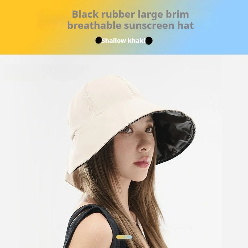 Outdoor Velcro Large Brim Basin Hat