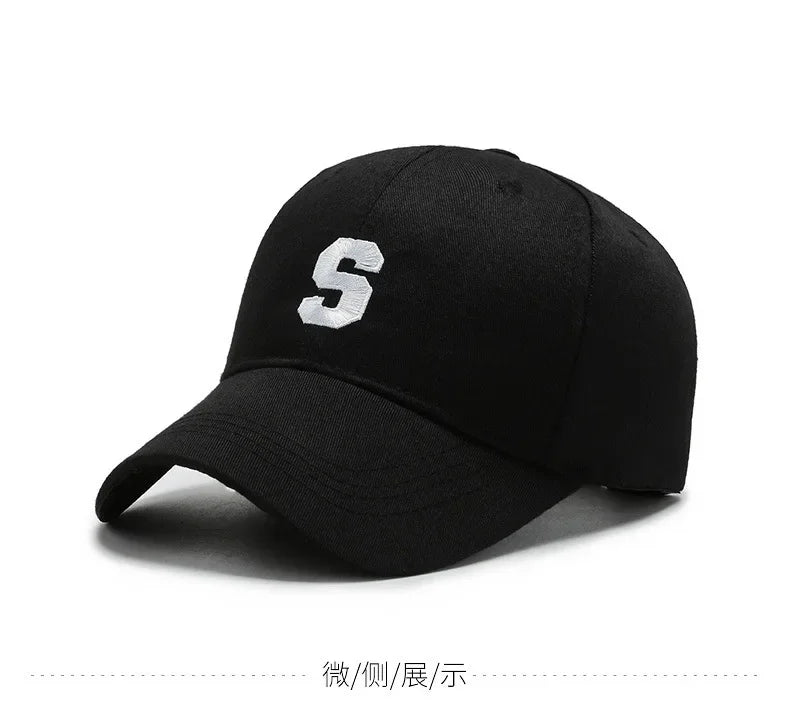 S Embroidery Shade Sunscreen Baseball Cap Outdoor Same Sports Cap Tourism Team Building Baseball Cap