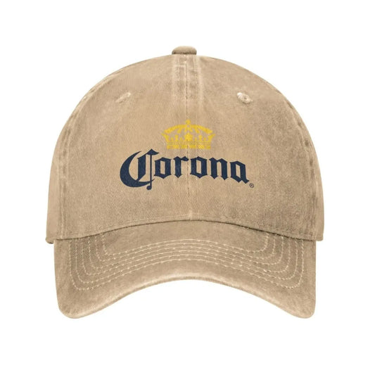 Corona Baseball Cap Classic Beer-Print Cowboy Hat Unisex Teens Trucker Dad Hat