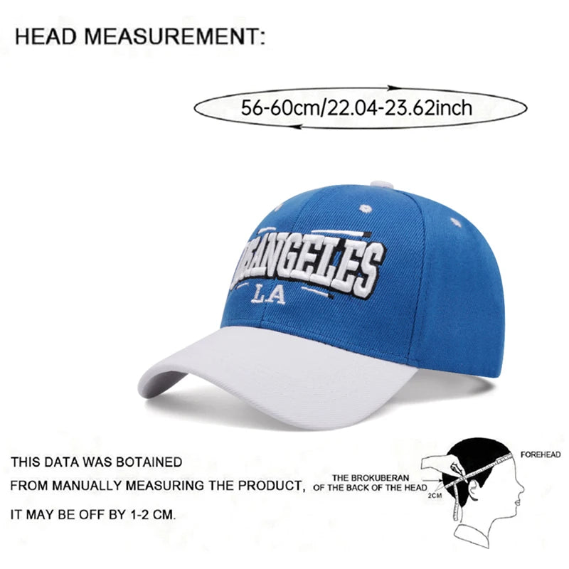 Creative Skateboard Hat Losangeles Embroidered Street Hip Hop Hat Baseball Hat