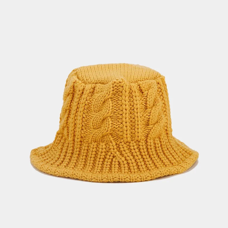 Windproof Winter Fisherman Beanie, Handwoven Wool Hat
