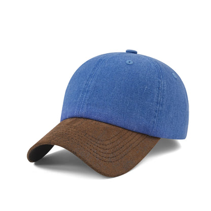 Washed Cotton Patchwork Baseball Cap