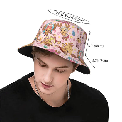 One Piece Tony Tony Chopper Bucket Hat Beach Hatwear Accessories Fishing Cap