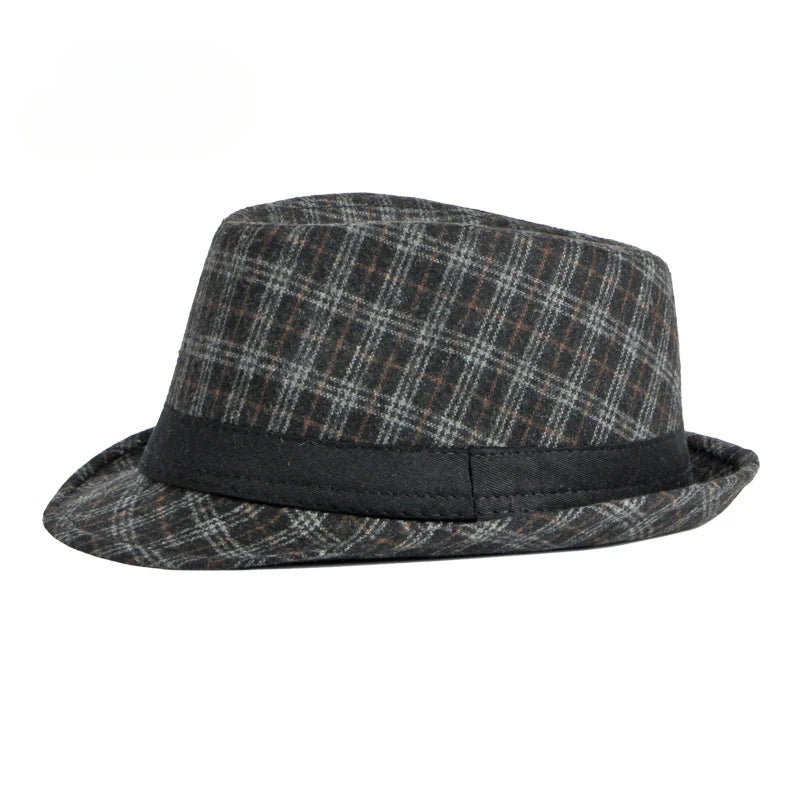 New Woolen Jazz Hat In Spring Autumn And Winter Men