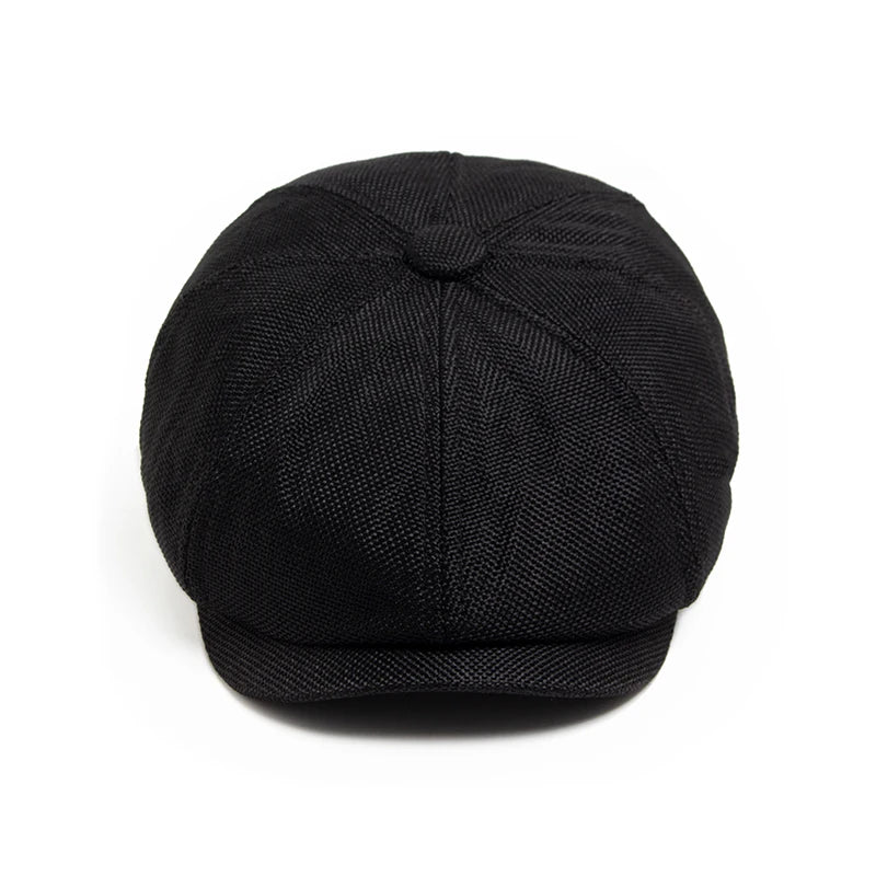 New Vintage Newsboy Caps Summer Linen Beret Men Women