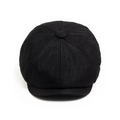 New Vintage Newsboy Caps Summer Linen Beret Men Women