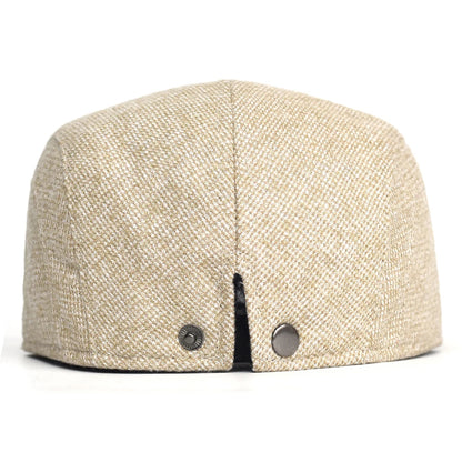 Autumn Winter Thick Warm Newsboy Caps Men Women Soft Beret Hat
