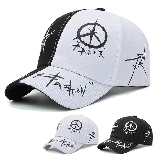 Unisex Letter Pattern Printing Snapback Baseball Caps Spring and Autumn