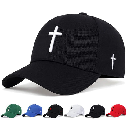 Fashion Simple Black Baseball Cap Solid Color Golf Hat Cotton For Men Women