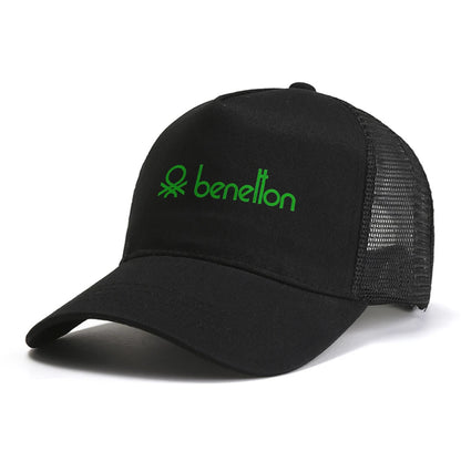 Benetton Letter Print Baseball Cap Man
