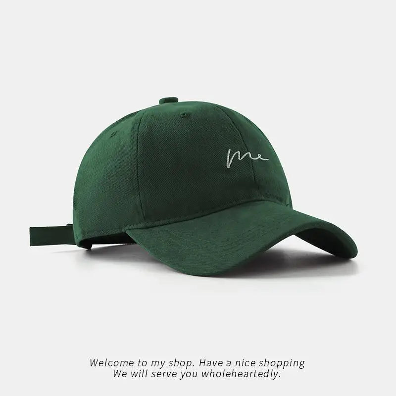Simple Wave Embroidered Baseball Cap, Versatile for Daily Leisure and Travel
