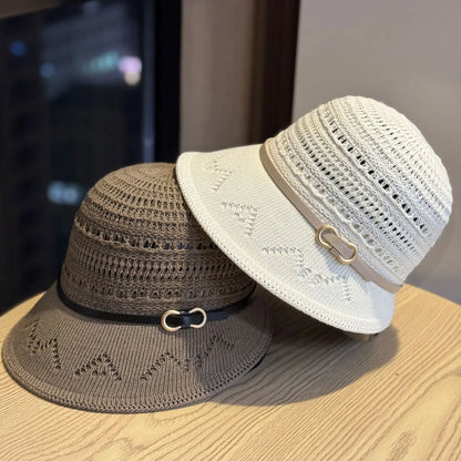 2026 Spring French Knitted Bucket Hat