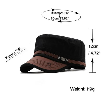 New Chic Casual Cotton Breathable Cadet Hat