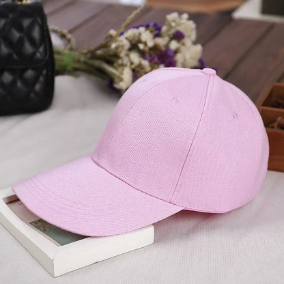 Fashion Retro Solid Color Men and Women Universal Baseball Cap