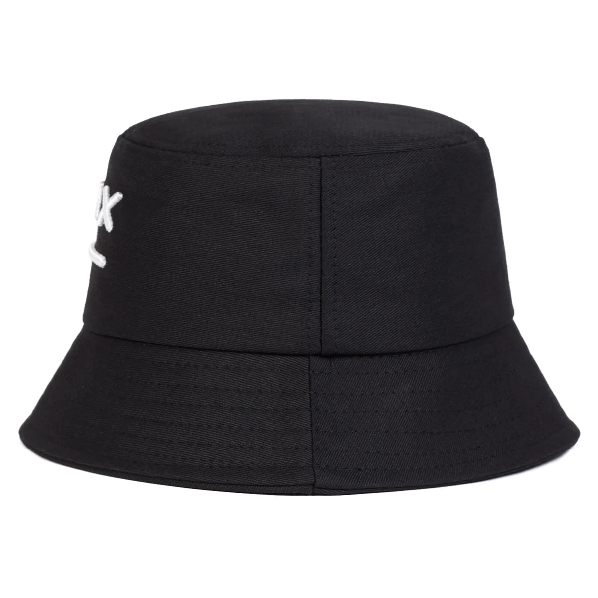 Unisex XX Smiling Face Embroidery Personality Bucket Hats Fishermen Caps Outdoor