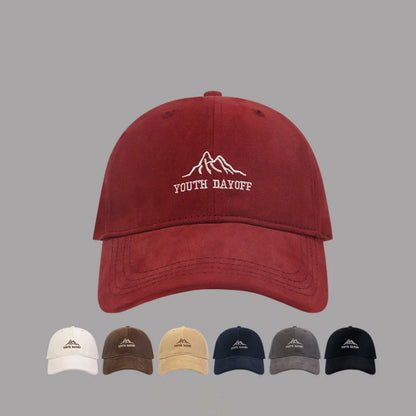 Mountain Peak Embroidered Baseball Cap