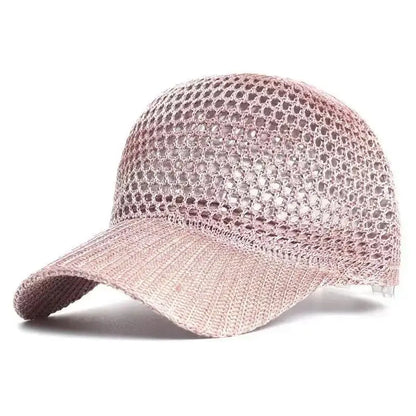 Men Fishing Hat Summer Full Mesh Baseball Cap