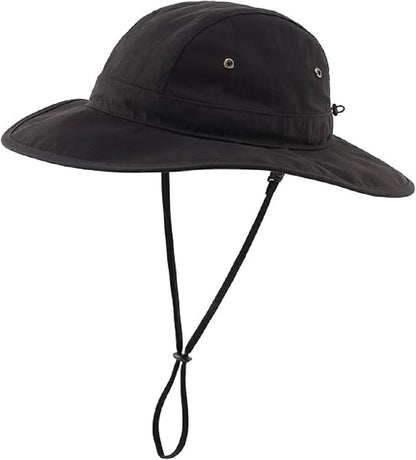 Men's Women Boonie Sun Hat Wide Brim Adjustable Breathable Cotton Safari Hat