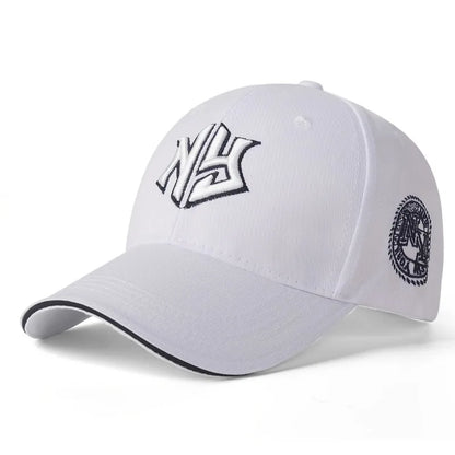 NY Logo Baseball Cap Adjustable Snapback Hat