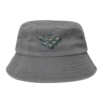Woman Distressed Denim Bucket Hats