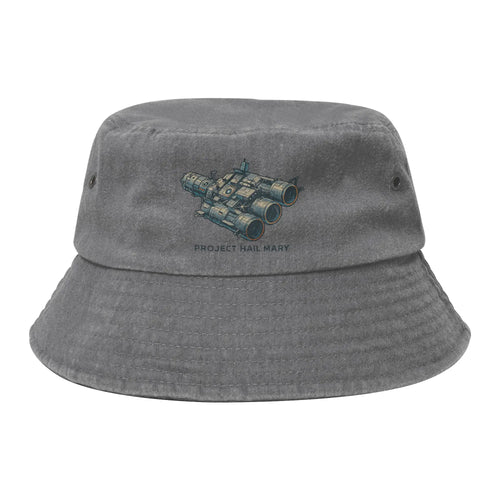 Woman Distressed Denim Bucket Hats