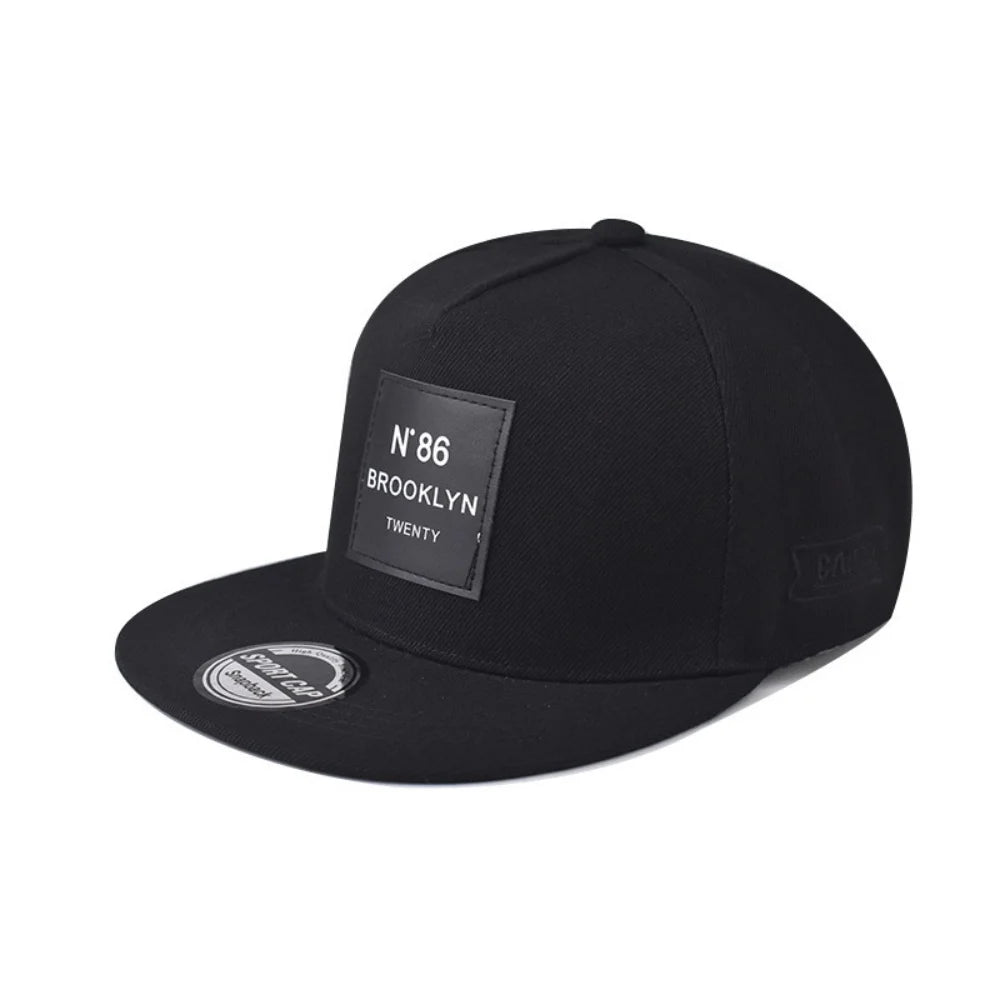 Unisex N.86 Brooklyn Print Label Embroidery Hip-hop Hats