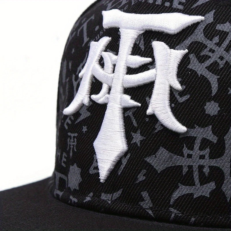 Fashion Baseball Hat T Embroidery Graffiti Street Hip Hop Hat