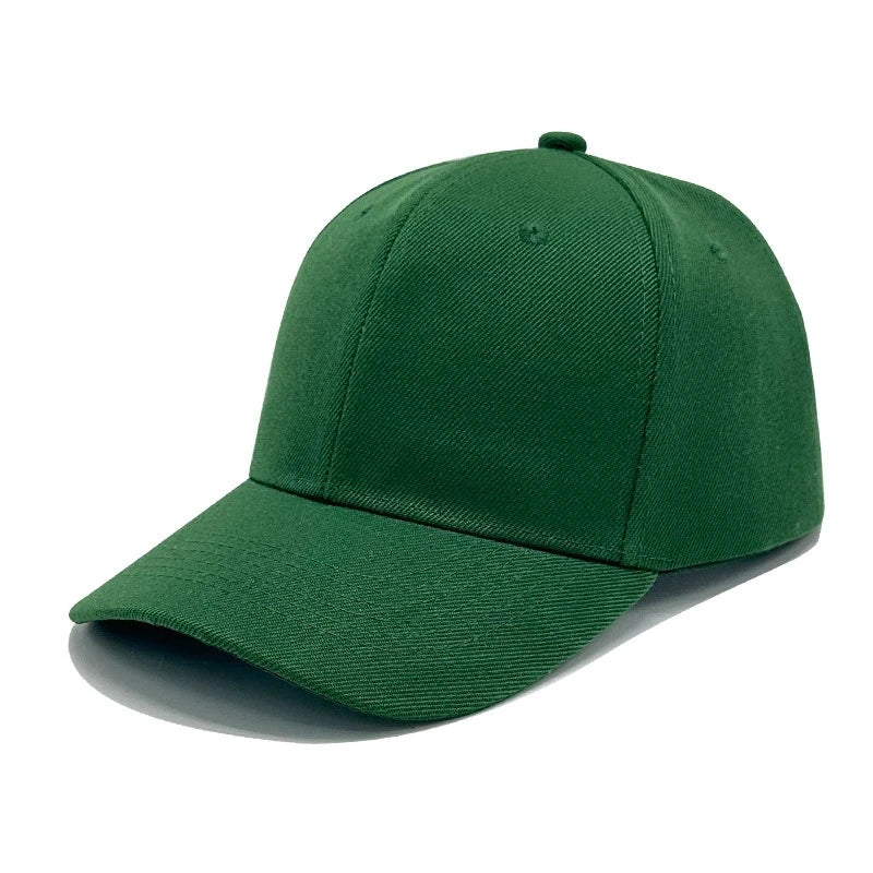 Fashionable Sun Shading Hip-Hop Solid Color Baseball Cap