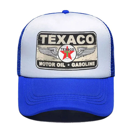 Punk Unisex Vintage Texaco Sign Baseball Cap for Men Women