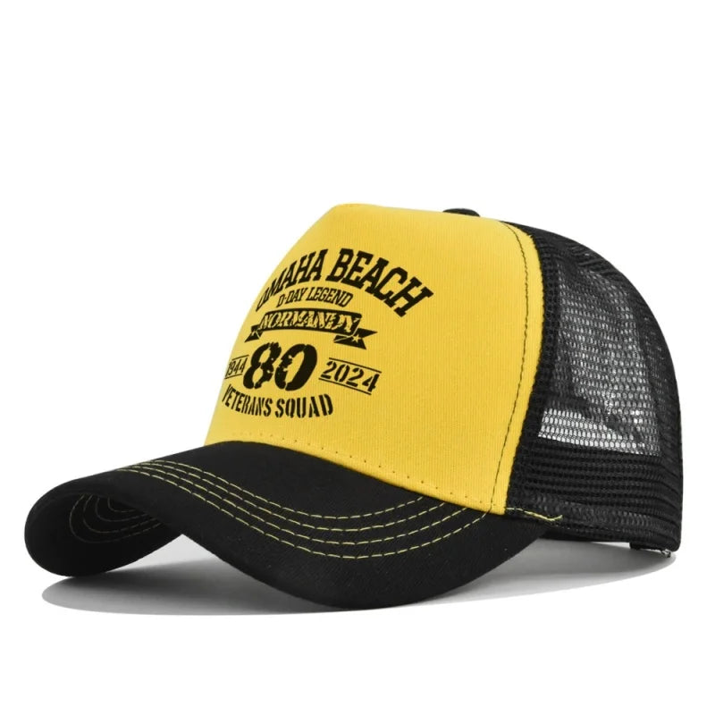 Spring Summer Printed Mesh Breathable Baseball Cap
